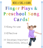 Preschool Finger Play and Song Cards